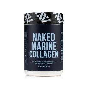 Naked Marine Collagen Peptides Protein Powder - Unflavored - from Wild Caught Cod - Paleo Friendly, Non-GMO, Soy-Free, Gluten-Free - 47 Servings